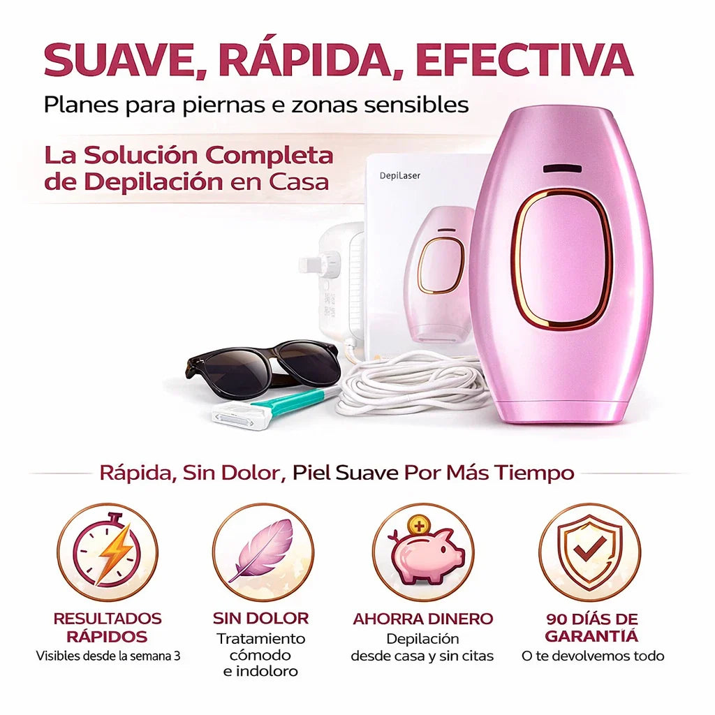DepliLaser: Resultados visibles en 3 semanas, sin dolor ni citas. Viste lo que quieras, ¡para siempre